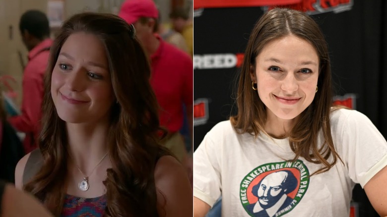 (Izquierda) Melissa Benoist como Marley Rose en 